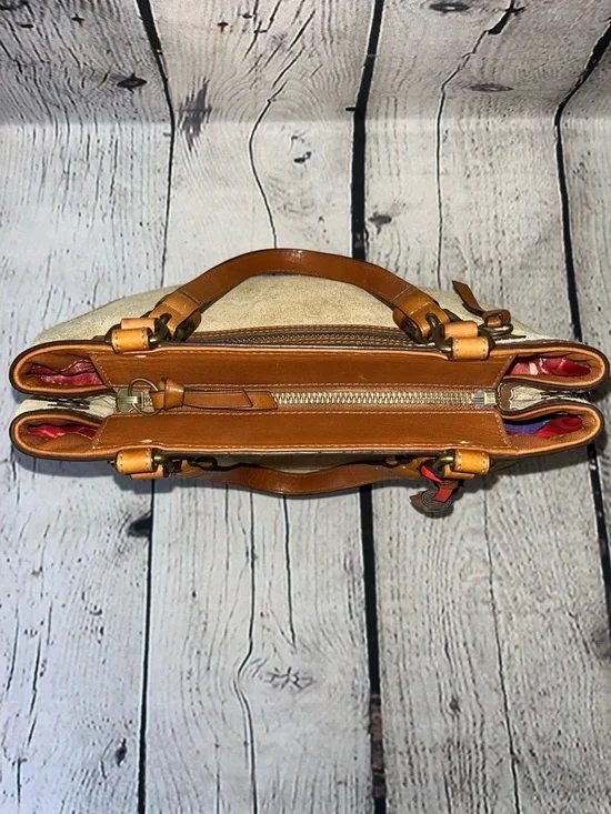 Vintage Y2K Coach Hampton Suede Tassel Leather Satchel Shoulder Bag (Style 7476) - Picture 5 of 15